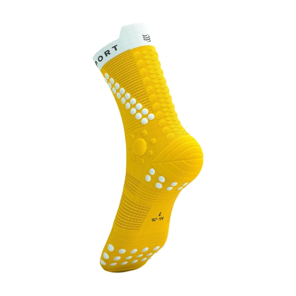 Compressport Pro Racing V4.0 Trail Socks - Lemon/White