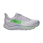 Hoka Clifton 10 - Ash Grey/Neon Green