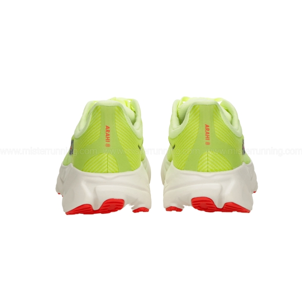 Hoka Arahi 8 Wide - Neon Yuzu/Neon Flame