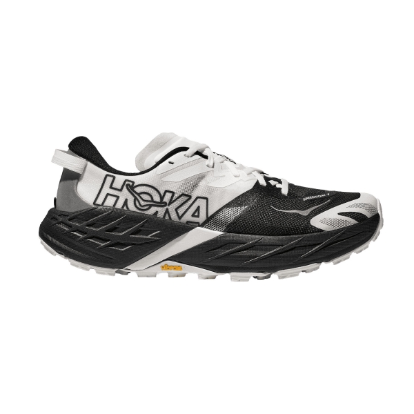 Zapatillas Trail Running Hombre Hoka Speedgoat 7 Wide  Black/White 1171930BWHT