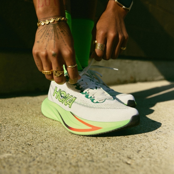 Hoka Mach 7 - Frost/Neon Yuzu