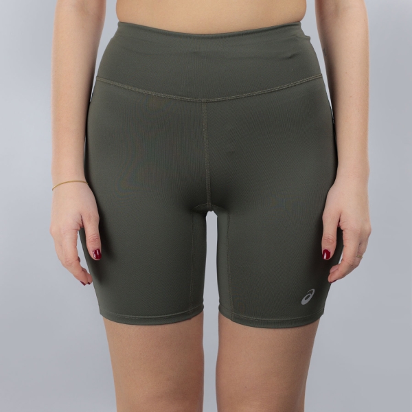 Women's Running Shorts ASICS Core Sprinter Logo 7in Shorts  Dark Olive 2012D443300