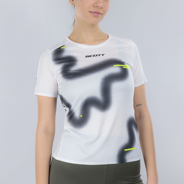 Camiseta Running Mujer SCOTT RC Camiseta  White/Black 4227681035