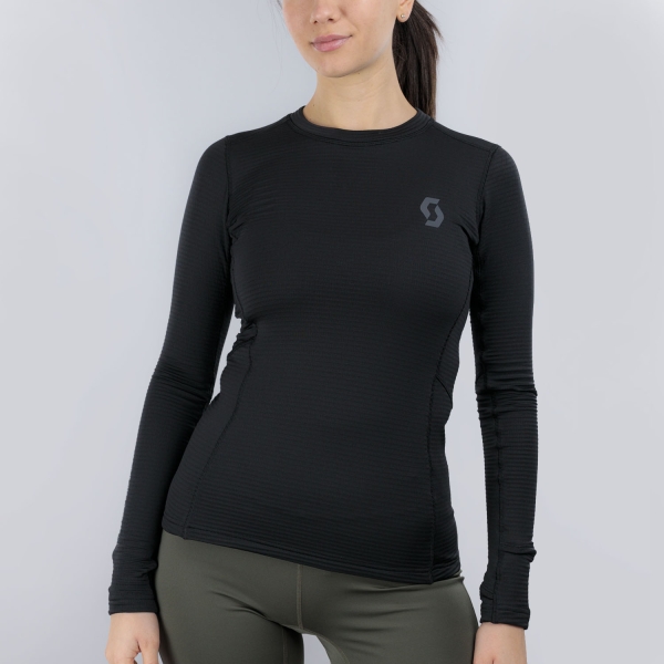 Camisetas Manga Larga Trail Running Mujer SCOTT Endurance Athletic Camisa  Black 4227830001