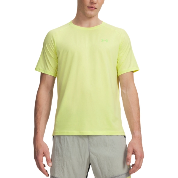Men's  Short Sleeve Trail Running Shirts Under Armour Explor Trail Graphic TShirt  Fade Green 60091660391