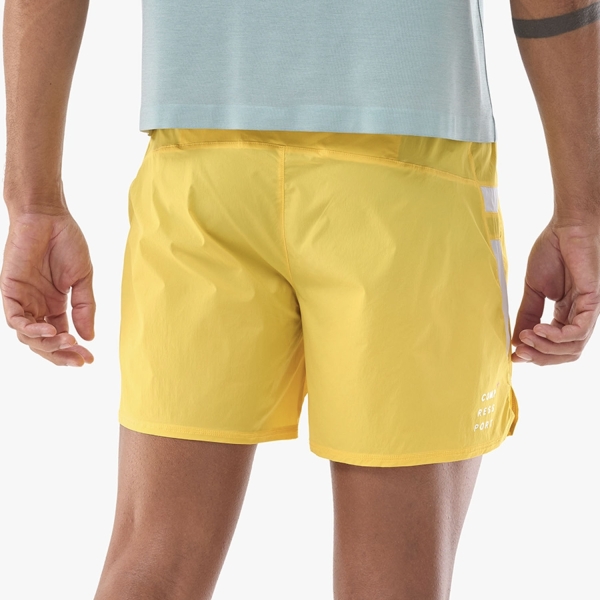 Compressport Performance 4.5in Pantaloncini - Lemon/White