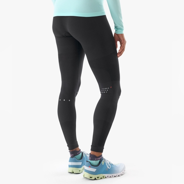 Compressport Winter Logo Tights - Black
