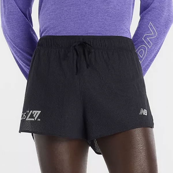 Pantaloncino Running Uomo New Balance London Edition RC Ultra Light 3in Pantaloncini  Black MB61C2NYBK