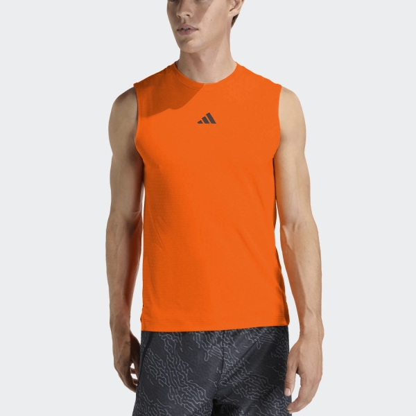Canotta Training Uomo adidas D4T Power 3 Stripes Canotta  Pure Orange KD0374