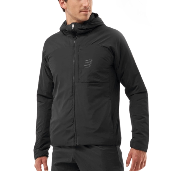 Giacca Running Uomo Compressport Into The Wool 2.0 Giacca  Black AJVM8759043