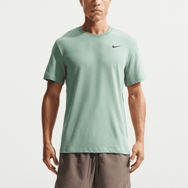 Nike Dri-FIT Swoosh Logo Maglietta - Steam/Black