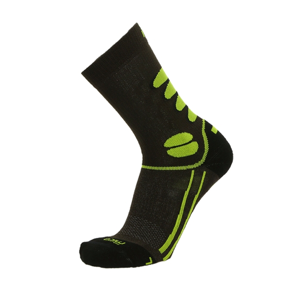 Socks Mico Trek Medium Odor Zero Socks  Antracite/Giallo Fluo CA 1542 605