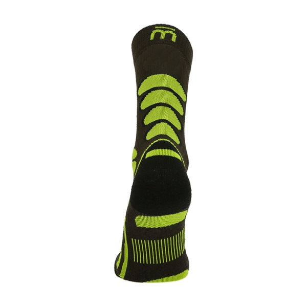Mico Trek Medium Odor Zero Socks - Antracite/Giallo Fluo