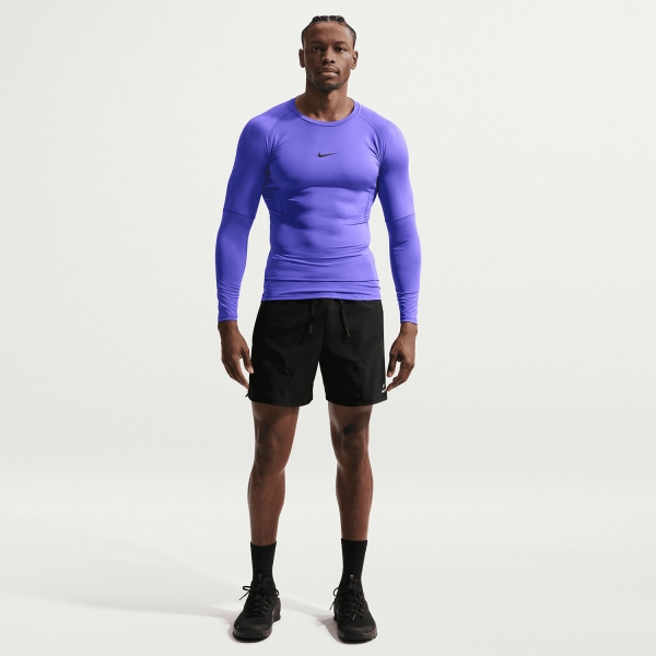 Nike Dri-FIT Logo Maglia - Persian Violet/Black