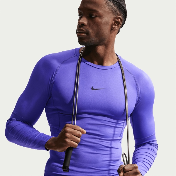 Nike Dri-FIT Logo Maglia - Persian Violet/Black