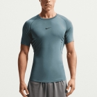 Nike Dri-FIT Logo Maglietta - Mineral Slate/Black