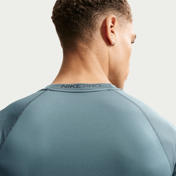 Nike Dri-FIT Logo Maglietta - Mineral Slate/Black