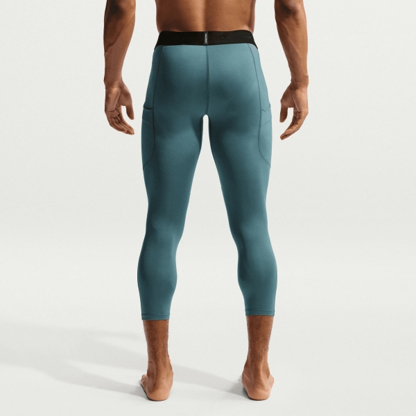 Nike Dri-FIT Pro 3/4 Calzamaglia - Mineral Slate/Black