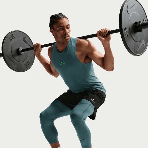 Nike Dri-FIT Pro 3/4 Calzamaglia - Mineral Slate/Black