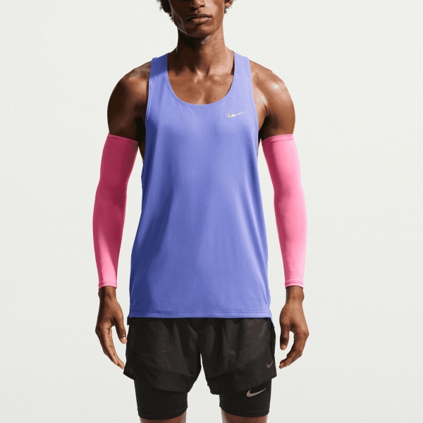 Canotta Running Uomo Nike DriFIT Fast Canotta  Sapphire/Reflective Silver FN4229570