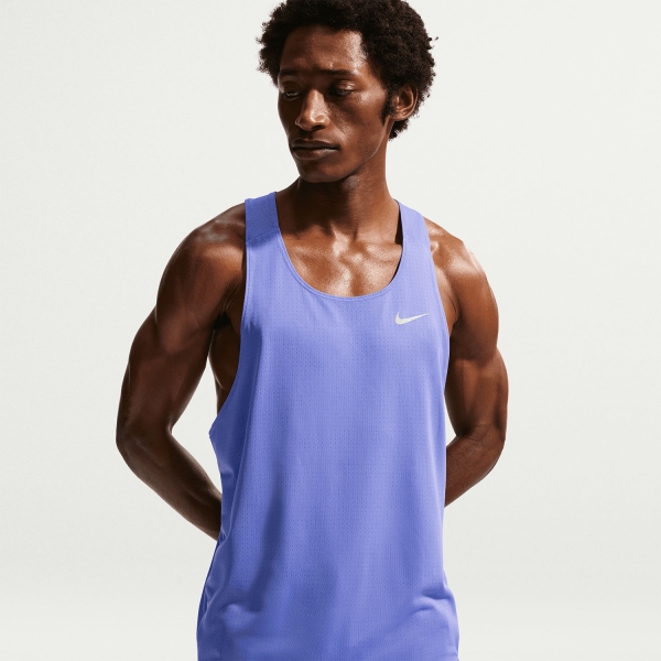 Nike Dri-FIT Fast Canotta - Sapphire/Reflective Silver