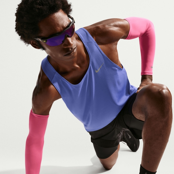 Nike Dri-FIT Fast Canotta - Sapphire/Reflective Silver