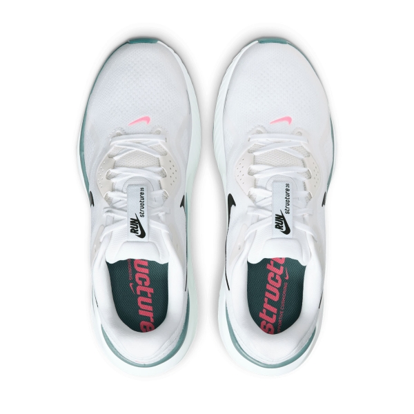 Nike Structure 26 - White/Black/Mineral Slate/Hyper Pink