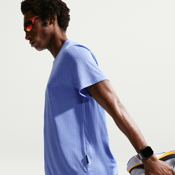 Nike Miler Breathe Maglietta - Royal Pulse/Reflective Silver