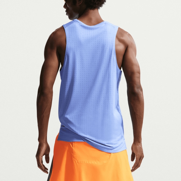 Nike Breathe Miler Canotta - Royal Pulse/Reflective Silver