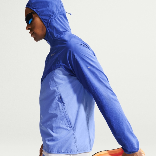 Nike Dri-FIT UV Stride Giacca - Lapis/Royal Pulse/Reflective Silver