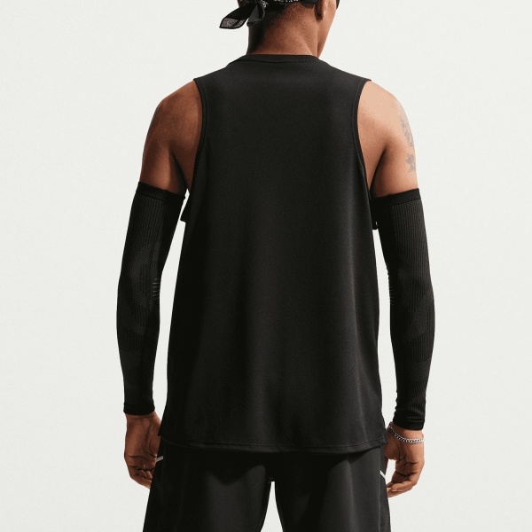 Nike Dri-FIT Miler Canotta - Black/Reflective Silver