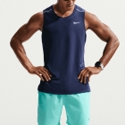 Nike Dri-FIT Miler Canotta - Midnight Navy/Reflective Silver