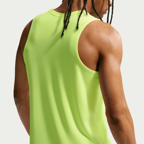 Nike Dri-FIT Miler Canotta - Volt Ice/Reflective Silver