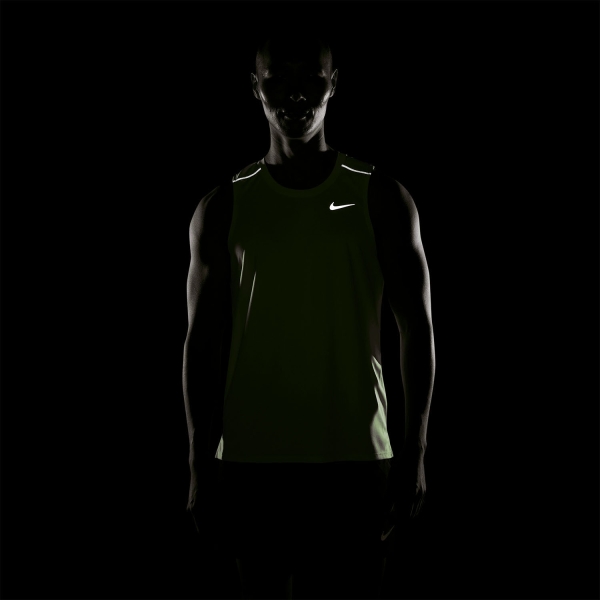 Nike Dri-FIT Miler Canotta - Volt Ice/Reflective Silver
