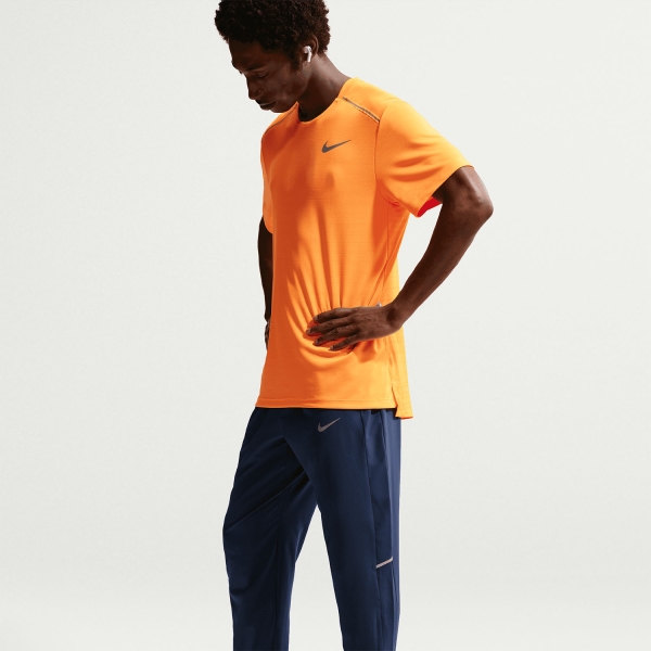 Nike Miler Pantaloni - Midnight Navy/Reflective Silver