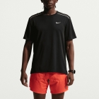 Nike Dri-FIT UV Miler Maglietta - Black/Reflective Silver