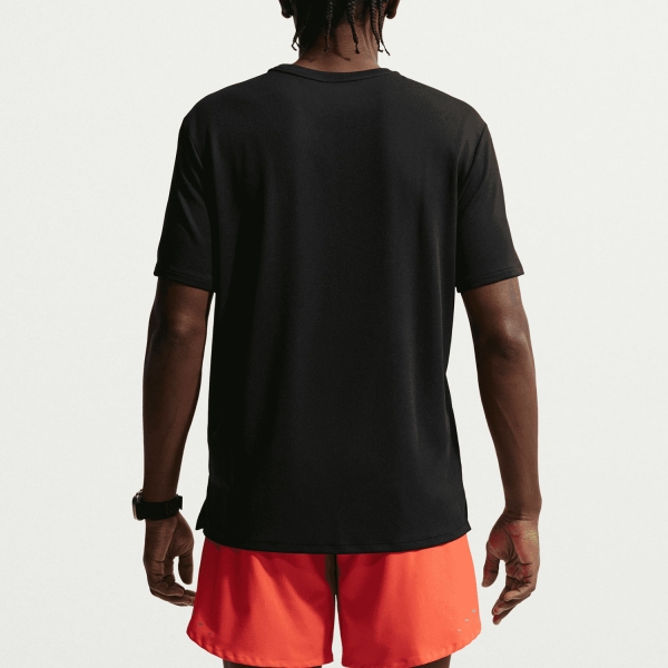 Nike Dri-FIT UV Miler Maglietta - Black/Reflective Silver