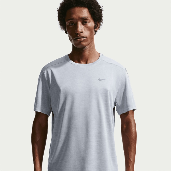 Nike Dri-FIT UV Miler Maglietta - Grey Fog/Particle Grey/Reflective Silver