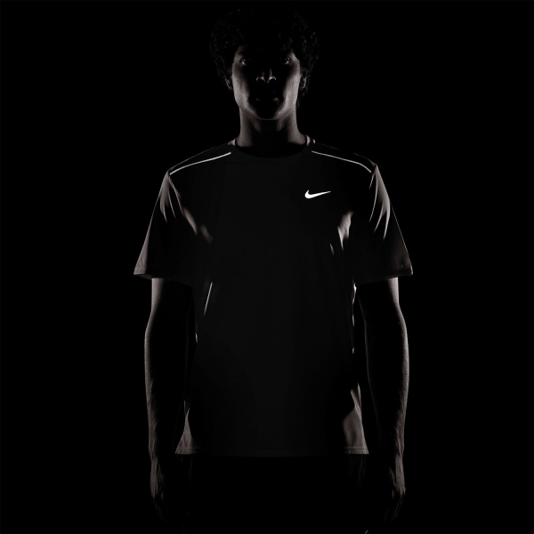Nike Dri-FIT UV Miler Maglietta - White/Reflective Silver