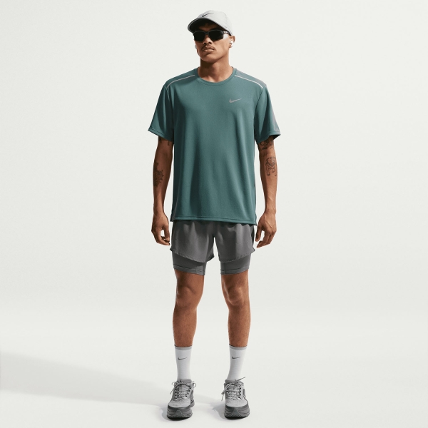 Nike Dri-FIT UV Miler Maglietta - Mineral Slate/Reflective Silver