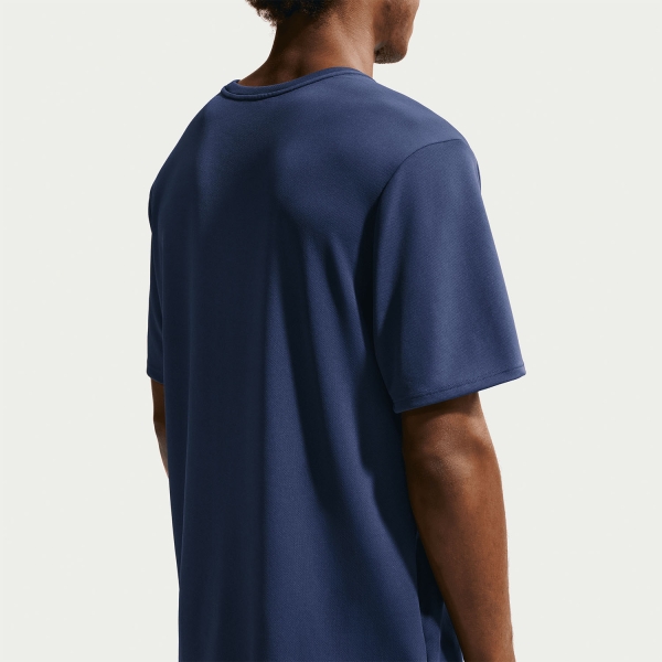 Nike Dri-FIT UV Miler Maglietta - Midnight Navy/Reflective Silver