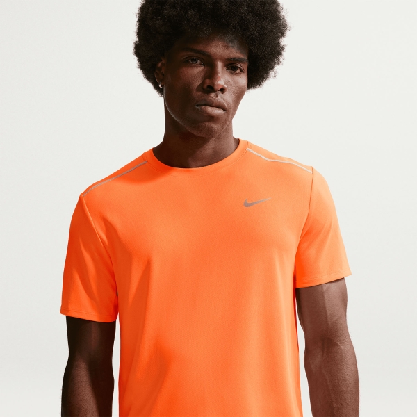 Nike Dri-FIT UV Miler Maglietta - Total Orange/Reflective Silver