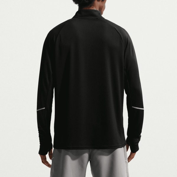 Nike Dri-FIT UV Miler Maglia - Black/Reflective Silver
