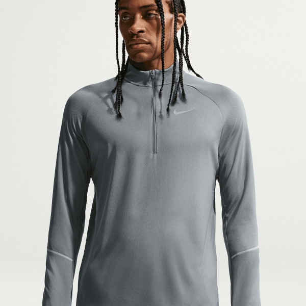 Nike Dri-FIT UV Miler Maglia - Smoke Grey/Reflective Silver
