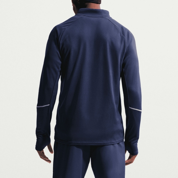 Nike Dri-FIT UV Miler Maglia - Midnight Navy/Reflective Silver