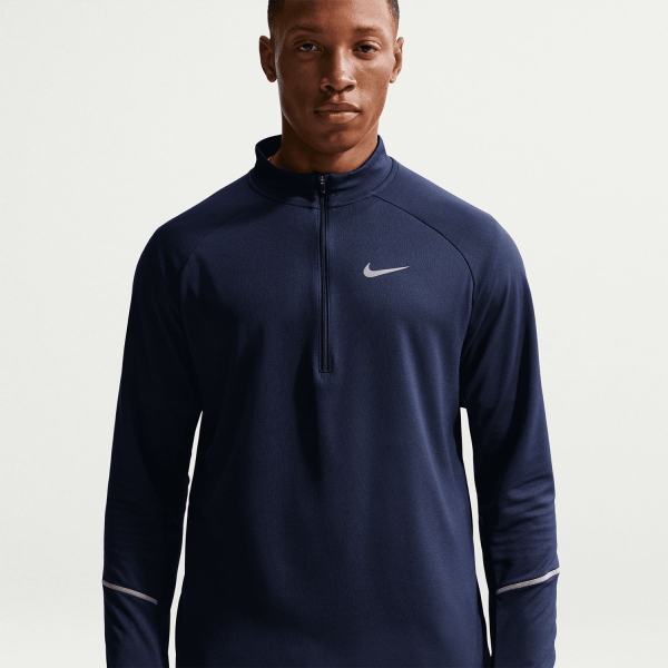 Nike Dri-FIT UV Miler Maglia - Midnight Navy/Reflective Silver