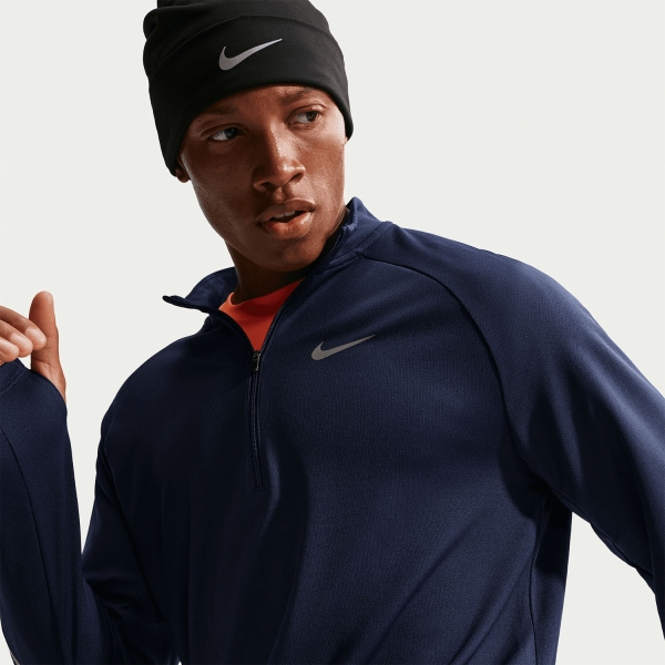 Nike Dri-FIT UV Miler Maglia - Midnight Navy/Reflective Silver