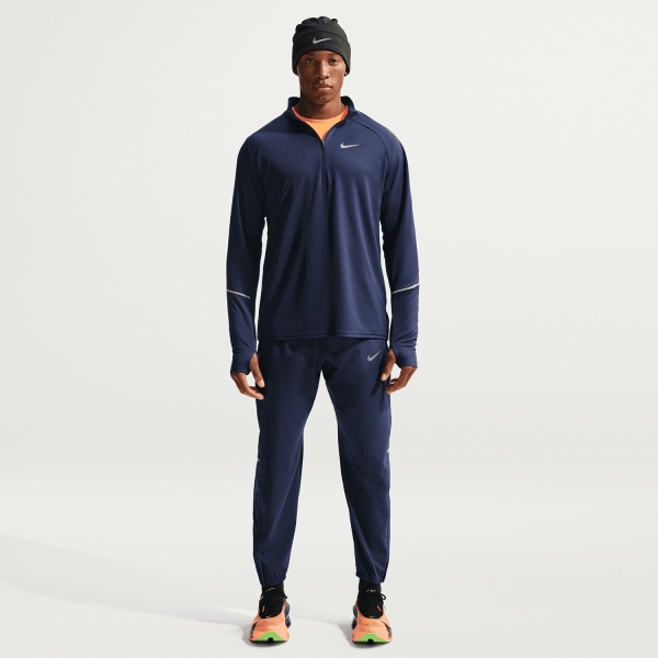 Nike Dri-FIT UV Miler Maglia - Midnight Navy/Reflective Silver
