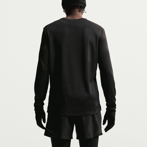 Nike Dri-FIT UV Miler Maglia - Black/Reflective Silver