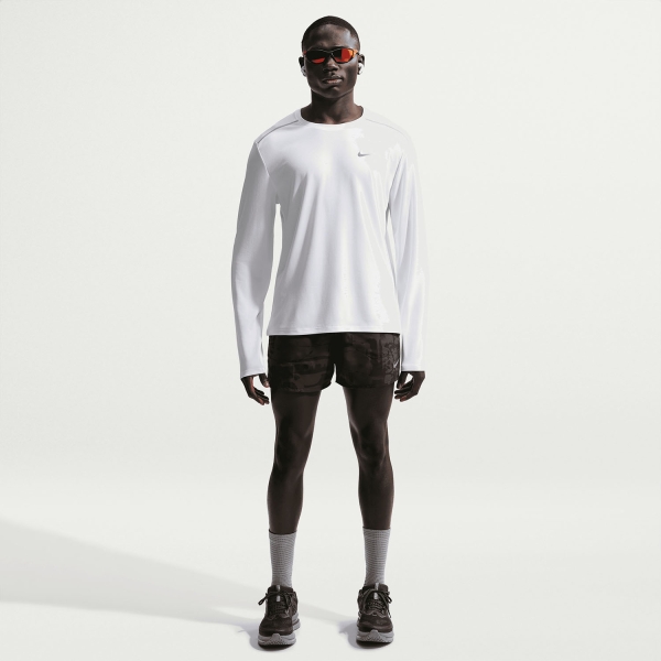 Nike Dri-FIT UV Miler Maglia - White/Reflective Silver